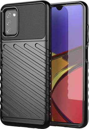 Attēls no Hurtel Thunder Case elastyczne pancerne etui pokrowiec Samsung Galaxy A03s czarny
