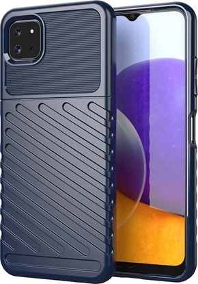 Attēls no Hurtel Thunder Case elastyczne pancerne etui pokrowiec Samsung Galaxy A22 5G niebieski