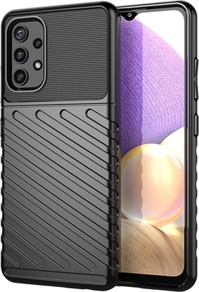 Attēls no Hurtel Thunder Case elastyczne pancerne etui pokrowiec Samsung Galaxy A72 4G czarny