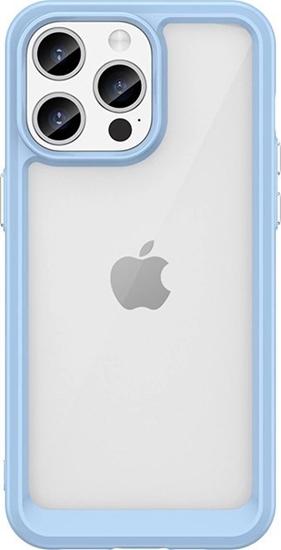 Picture of Hurtel Wzmocnione etui z elastyczn ramk do iPhone 15 Pro Max Outer Space - niebieskie