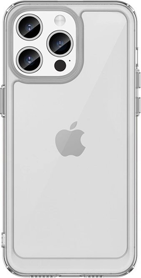 Picture of Hurtel Wzmocnione etui z elastyczn ramk do iPhone 15 Pro Max Outer Space - przezroczyste