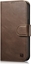 Picture of iCarer iCarer Oil Wax Wallet Case 2in1 etui iPhone 14 skórzany pokrowiec z klapk Anti-RFID brzowy (WMI14220721-BN)