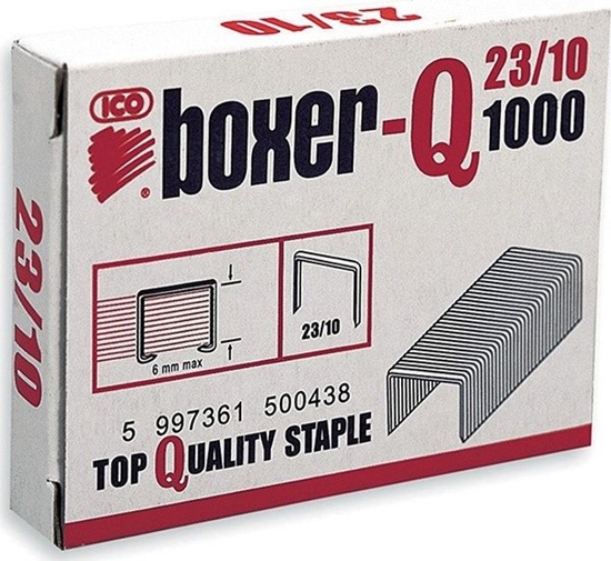 Picture of ICO Boxer Zszywki 23/10 galwanizowane 1000 sztuk