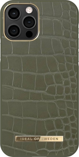Изображение iDeal Of Sweden IDEAL OF SWEDEN IDACAW21-I2061-327 IPHONE 12/12 PRO CASE KHAKI CROCO