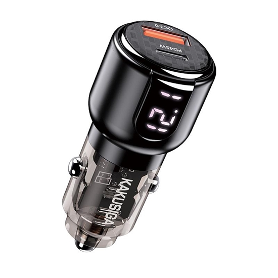 Picture of iKaku KSC-1178 Dual port 75W Car charger USB + Type-C