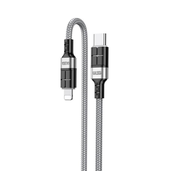 Picture of iKaku KSC-696 PD20W ātrās uzlādes datu vads Type-C uz Lightning 1.2m Grey