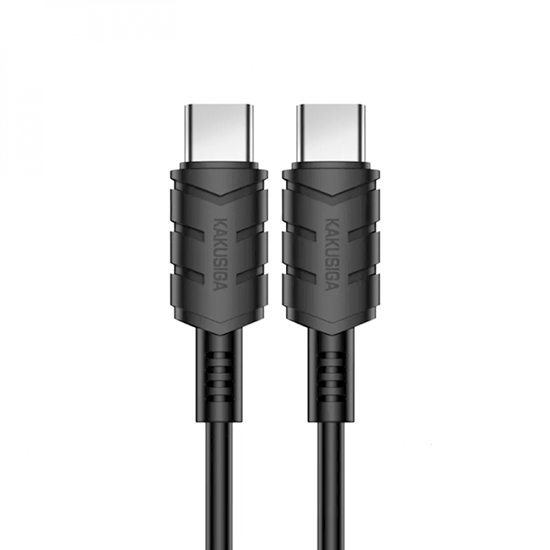 Picture of iKaku KSC-716 Type-C uz Type-C PD60W ātrās uzlādes un datu pārraides vads 2m Black