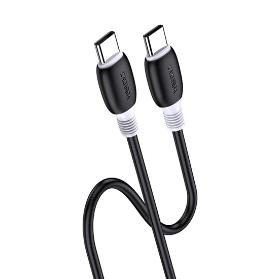 Изображение iKaku KSC-951 PD60W ātrās uzlādes un data vads Type-C uz Type-C Black