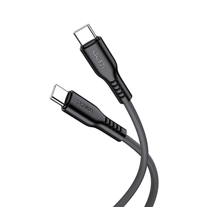 Picture of iKaku KSC-973 PD100W Ātrās uzlādes data vads Type-C uz Type-C 1m Black