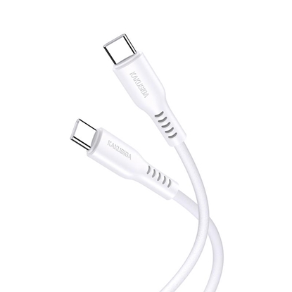 Picture of iKaku KSC-973 PD100W Ātrās uzlādes data vads Type-C uz Type-C 1m White