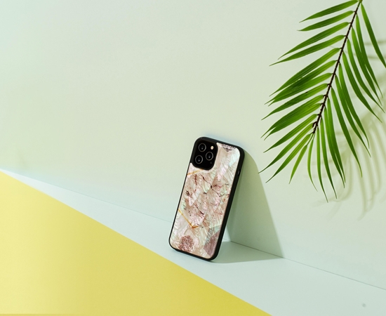 Picture of iKins case for Apple iPhone 12/12 Pro pink marble