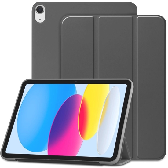 Picture of iLike iPad Air 13 (2024) 6th Gen Tri-Fold Eco-Leather Stand Case Gray