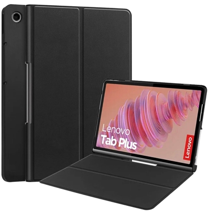 Изображение iLike Tab Plus 11.5 (2024) Tri-Fold Eco-Leather Stand Case Black