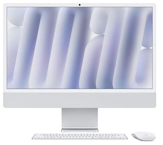 Изображение iMac 24 cale: M4 8/8, 16GB, 256GB SSD - Srebrny