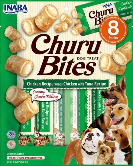 Picture of Inaba Foods Churu Bites Chicken Tuna, przysmaki dla psa z kurczakiem i tuczykiem