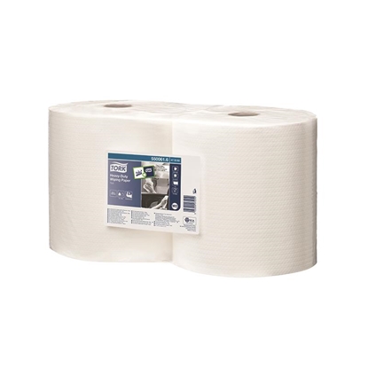 Picture of Industriālais papīrs TORK Premium Heavy-Duty, 1 sl., 350 lapas rullī, 25.5 cm x 117 m, baltā krāsā, 473382