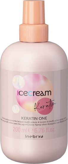 Picture of Inebrya Ice Cream Keratin One Multiaction, wielozadaniowa odywka do wosów, z keratyn, 200ml
