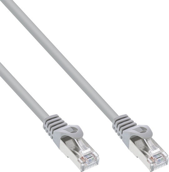 Изображение InLine 20pcs. pack Bulk-Pack InLine® Patch cable, SF/UTP, Cat.5e, grey, 7.5m