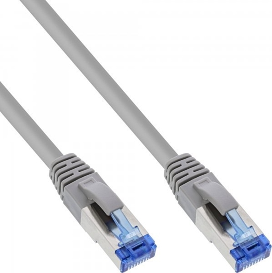 Изображение InLine 25pcs. Bulk-Pack InLine® Patch Cable S/FTP PiMF Cat.6A halogen free 500MHz grey 3m