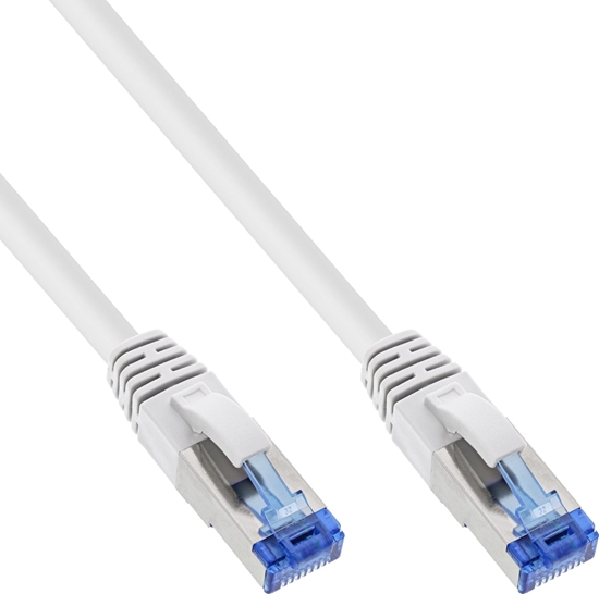 Picture of InLine 25pcs. Bulk-Pack InLine® Patch Cable S/FTP PiMF Cat.6A halogen free 500MHz white 3m