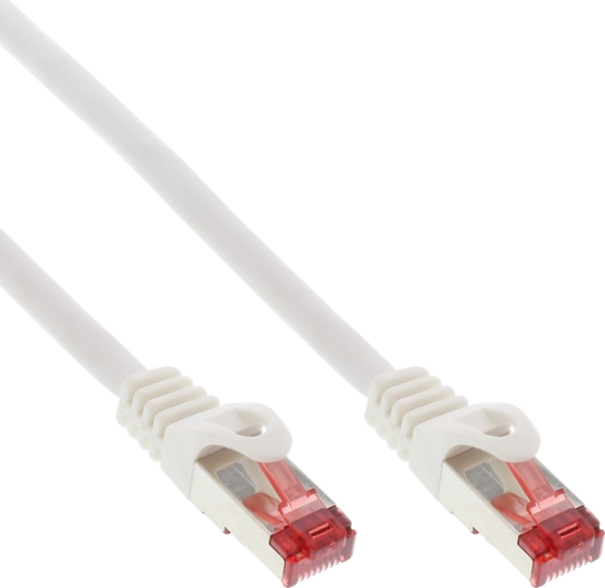 Изображение InLine 30pcs. Bulk-Pack InLine® Patch Cable S/FTP PiMF Cat.6 250MHz PVC copper white 3m