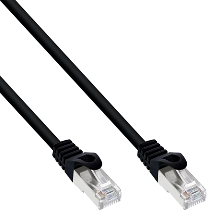Attēls no InLine 40pcs. pack Bulk-Pack InLine® Patch cable, SF/UTP, Cat.5e, black, 2m