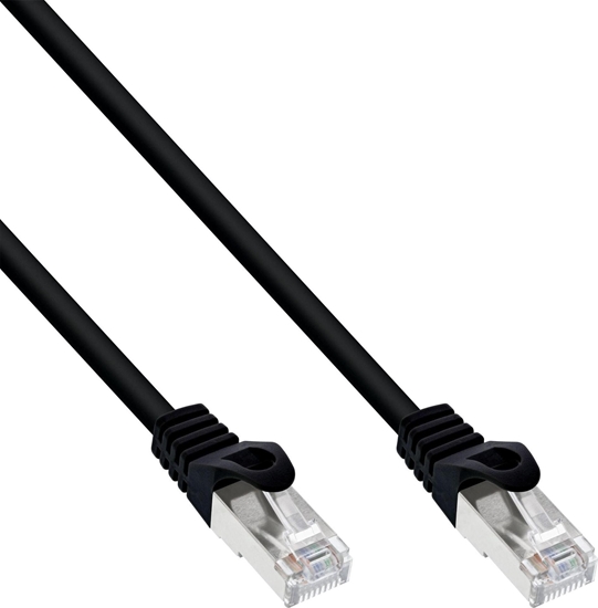 Изображение InLine 40pcs. pack Bulk-Pack InLine® Patch cable, SF/UTP, Cat.5e, black, 2m