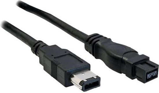 Picture of InLine Firewire 9-pin - Firewire 6-pin, 3m, Czarny (36903)