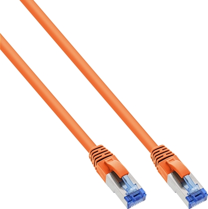 Picture of InLine InLine 76800O 10m Cat6a S / FTP (S-STP) Orange Network Cable (76800O)