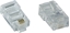 Picture of InLine ® 100pcs Modular Plug 8P4C RJ45 for Crimping to ribbon Cable ISDN