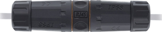 Изображение InLine InLine® Cat.6A coupling, waterproof IP68, 2x RJ45 F/F, 1:1