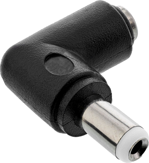 Изображение InLine InLine® DC Adapter, 5.5x2.5mm DC Plug Male / Female Angled