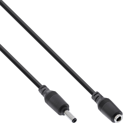 Picture of InLine InLine® DC extension cable, DC plug male/female 4.0x1.7mm, 0,5m