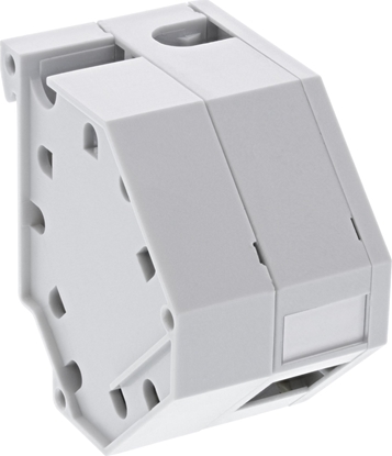 Изображение InLine InLine® Keystone SNAP-In Fiber Keystone module holder, 1-port for DIN rail