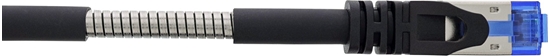 Изображение InLine InLine® Patch cable armoured, U/FTP, Cat.6A, black, 25m