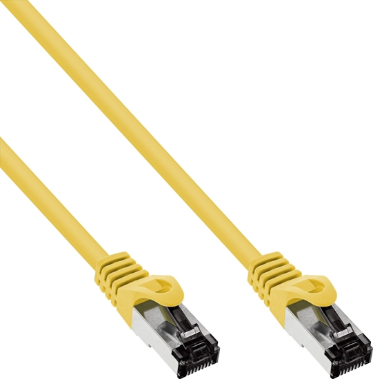 Picture of InLine InLine® Patch Cable S/FTP PiMF Cat.8.1 halogen free 2000MHz yellow 15m
