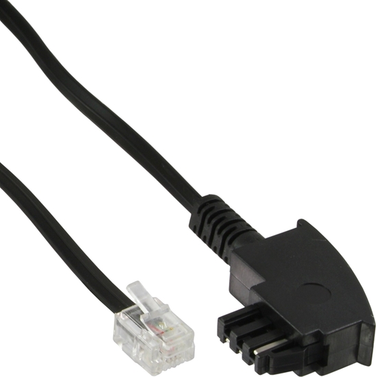 Изображение InLine InLine® TAE-F cable, for Import, TAE-F to 6P4C, 1m