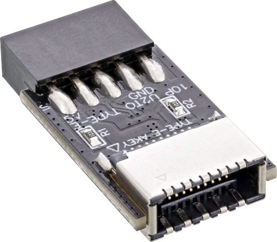 Изображение InLine InLine® USB 2.0 to USB 3.2 Type-E Key-A Adapter internal