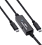 Attēls no InLine InLine® USB 3.2 Gen.1 active cable, USB-C male to USB-C male, 15m