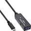 Attēls no InLine InLine® USB 3.2 Gen.1 active extension, USB-C male to USB-A female, 5m
