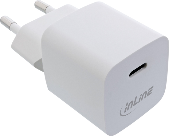 Picture of InLine InLine® USB Charger Single USB-C, Power Delivery, PPS, 33W, white