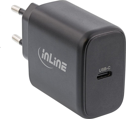 Picture of InLine InLine® USB PD power supply, GaN charger, Single USB-C, Power Delivery, 65W, black
