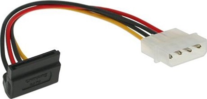 Picture of InLine Molex - SATA, 0.15m, Wielokolorowy (29670X)