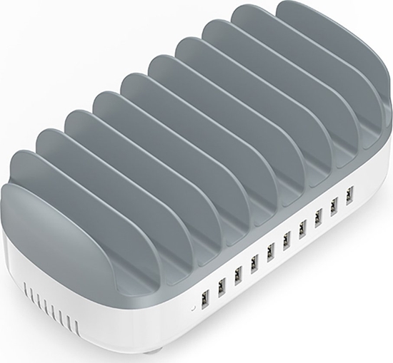 Изображение Inteligentna stacja adowania USB 10-portowa - biaa