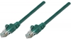 Picture of Intellinet Network Patch Cable, Cat6A, 0.25m, Green, Copper, S/FTP, LSOH / LSZH, PVC, RJ45, Gold Plated Contacts, Snagless, Booted, Lifetime Warranty, Polybag