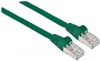 Picture of Intellinet Network Patch Cable, Cat7 Cable/Cat6A Plugs, 3m, Green, Copper, S/FTP, LSOH / LSZH, PVC, RJ45, Gold Plated Contacts, Snagless, Booted, Lifetime Warranty, Polybag