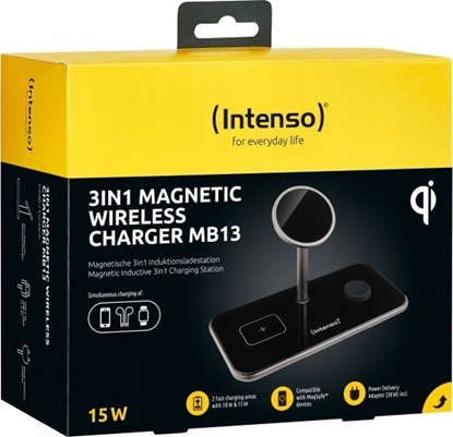 Attēls no Intenso 3in1 Magnetic Wireless Charger MB13 black