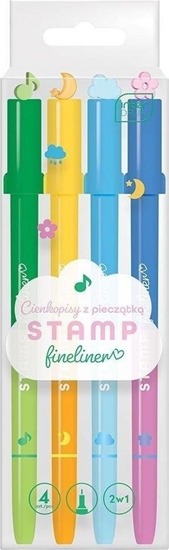 Picture of Interdruk Cienkopis Interdruk Cienkopis z piecztk 2w1