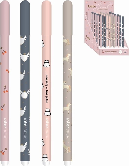 Picture of Interdruk Dugopis cieralny Cute Girl niebieski (36szt)