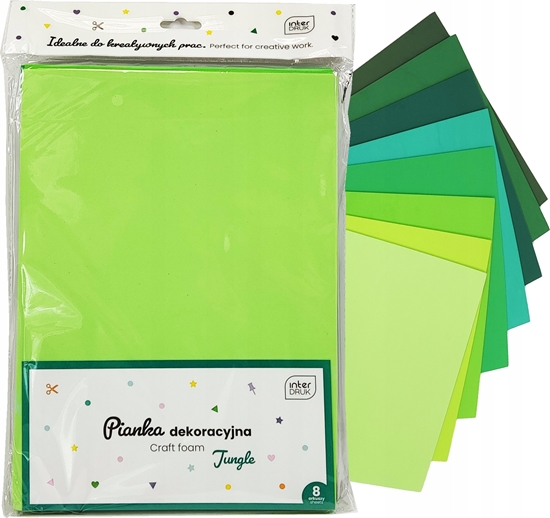 Picture of Interdruk Pianka dekoracyjna Jungle 8 kolorów